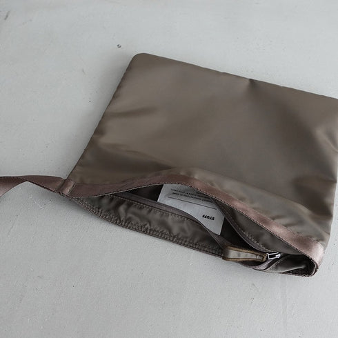 leaf handle pouch _ no.3 / nylon twill